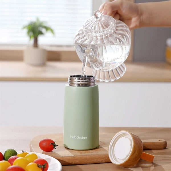 9oz Stainless Steel Vacuum Insulated Flask Water Bottle
