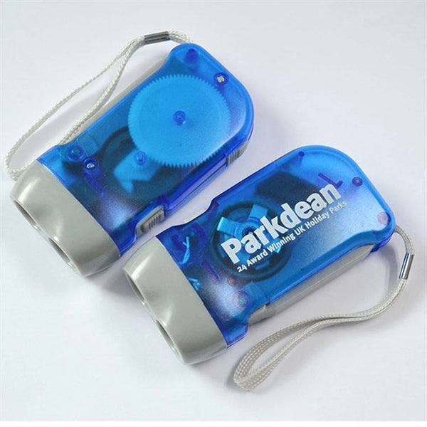 Hand Squeeze Flashlight w/ Wrist Band