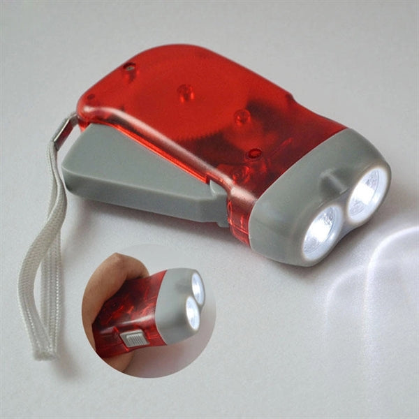 Hand Squeeze Flashlight w/ Wrist Band