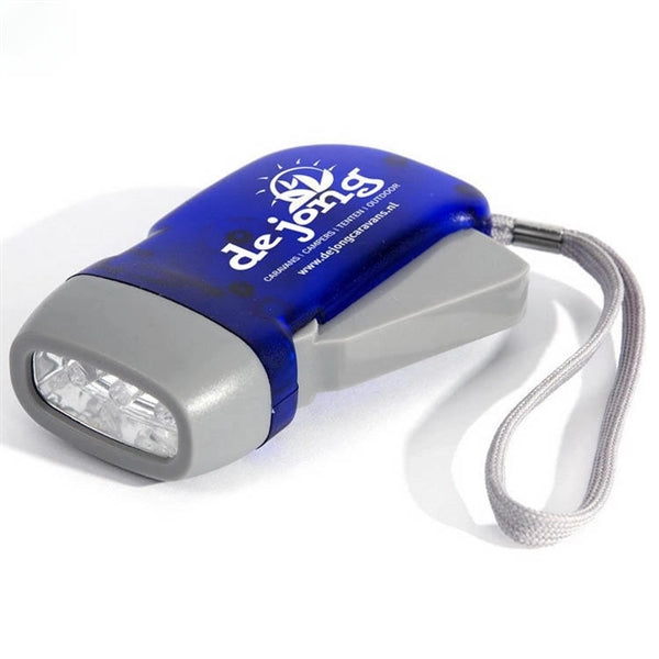 Hand Squeeze Flashlight w/ Wrist Band