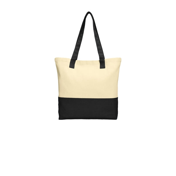 Port Authority Colorblock Cotton Tote.