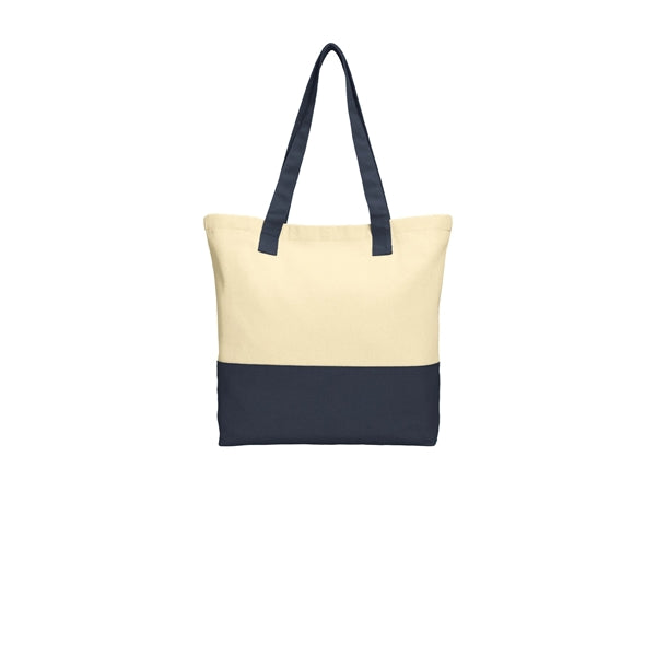 Port Authority Colorblock Cotton Tote.