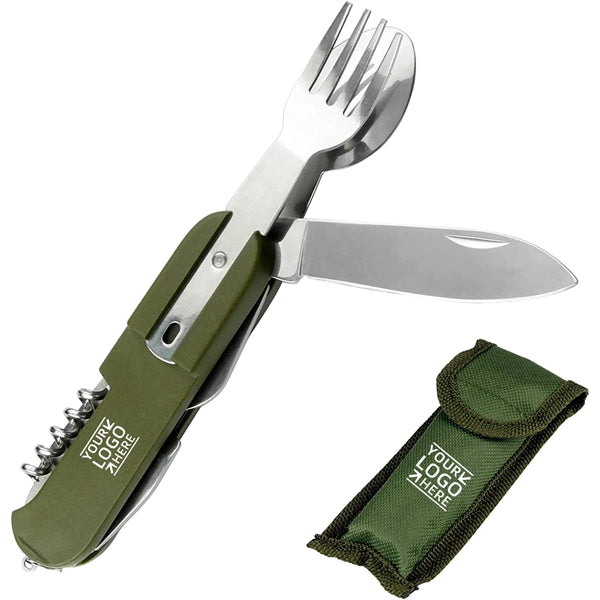 7 in 1 Stainless Steel Folding Tableware