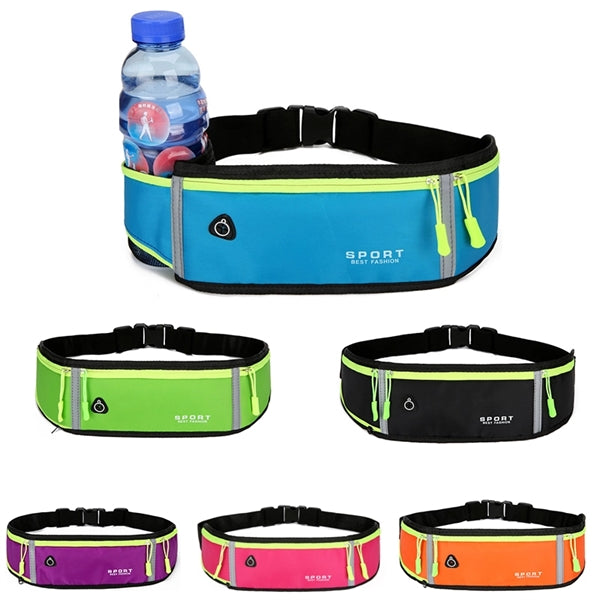 Polyester Hands-Free Waist Bag Handy Travel Fanny Pack Pouch