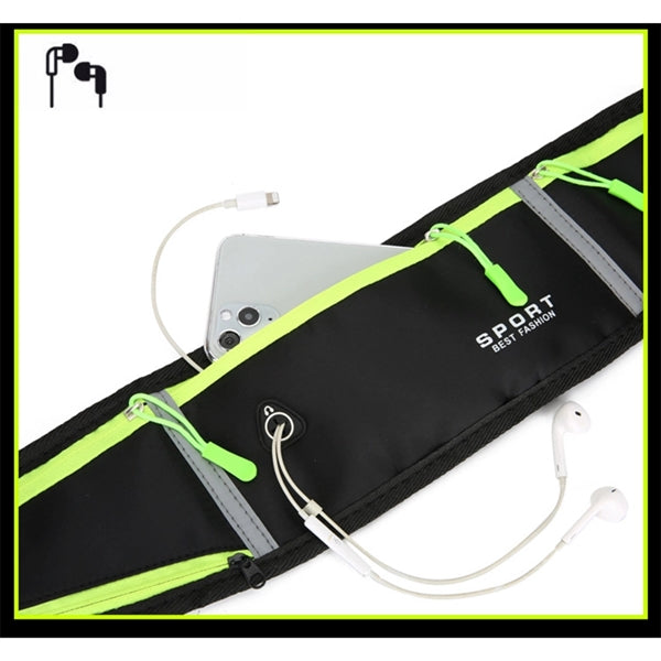 Polyester Hands-Free Waist Bag Handy Travel Fanny Pack Pouch