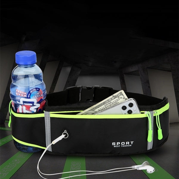 Polyester Hands-Free Waist Bag Handy Travel Fanny Pack Pouch