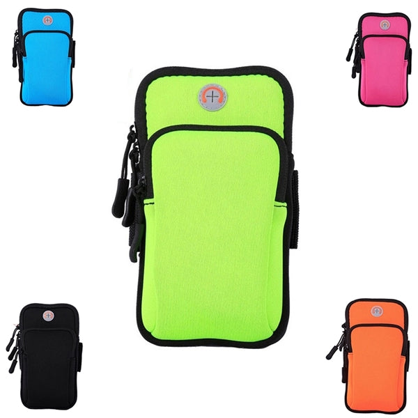 Protable Wrist Wallet Phone Holder Sweat Band Sports Armband