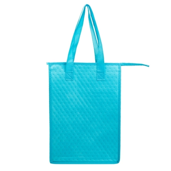 Eco Friendly Zipper Non Woven Lunch Cooler Tote Bag