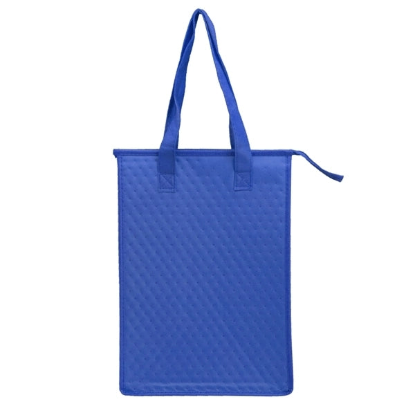 Eco Friendly Zipper Non Woven Lunch Cooler Tote Bag