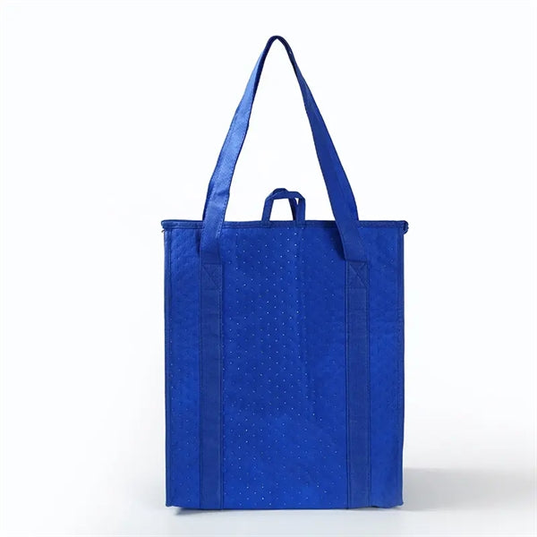 Eco Friendly Zipper Non Woven Lunch Cooler Tote Bag