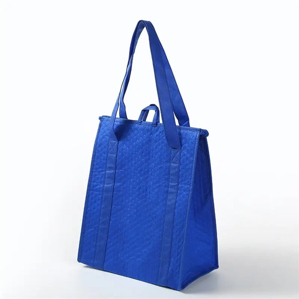 Eco Friendly Zipper Non Woven Lunch Cooler Tote Bag