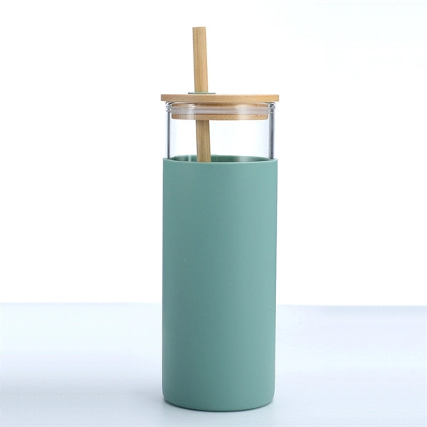 Glass Cups With Straw