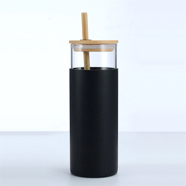 Glass Cups With Straw