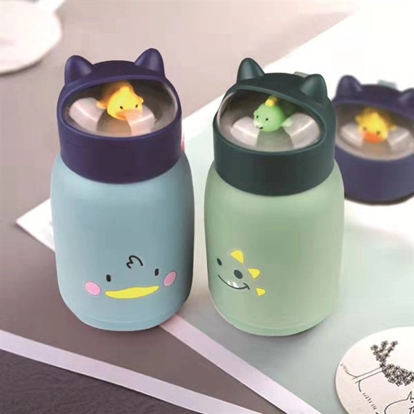 Animal Glass Water Bottle