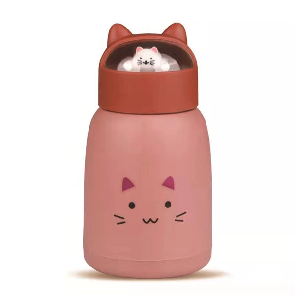 Animal Glass Water Bottle
