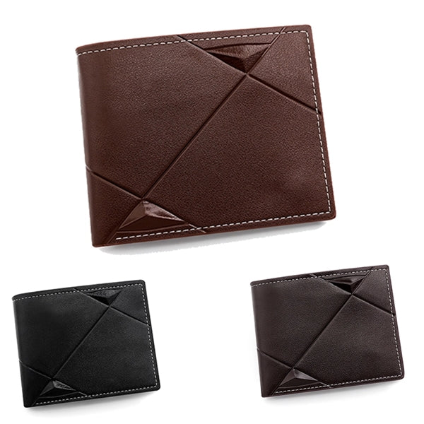 Men's Leather Bifold Wallet Rfid Blocking Credit Card Holder