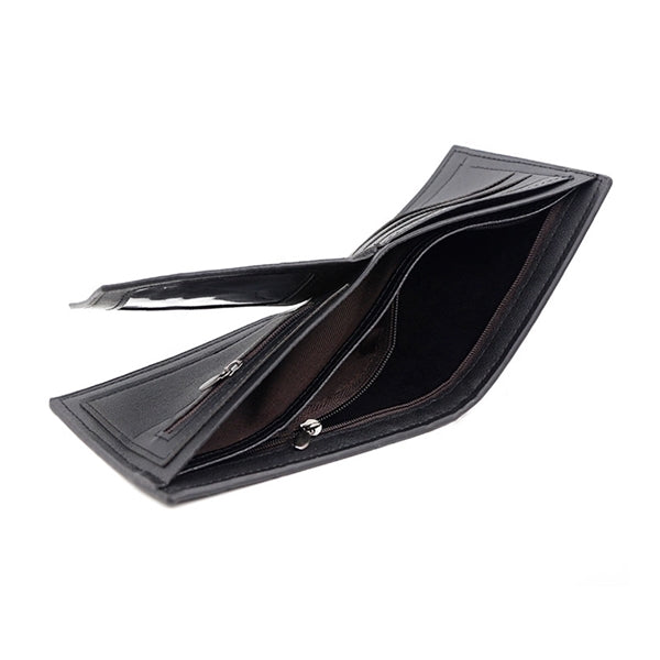 Men's Leather Bifold Wallet Rfid Blocking Credit Card Holder