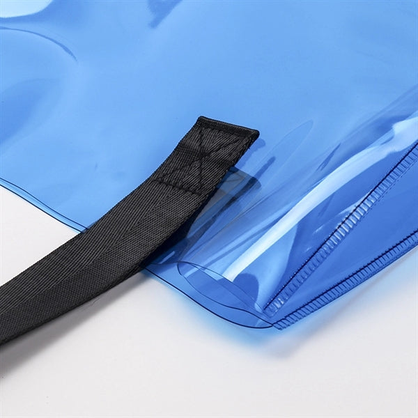 Large PVC Transparent Stadium Approved Vinyl Bag Clear Tote