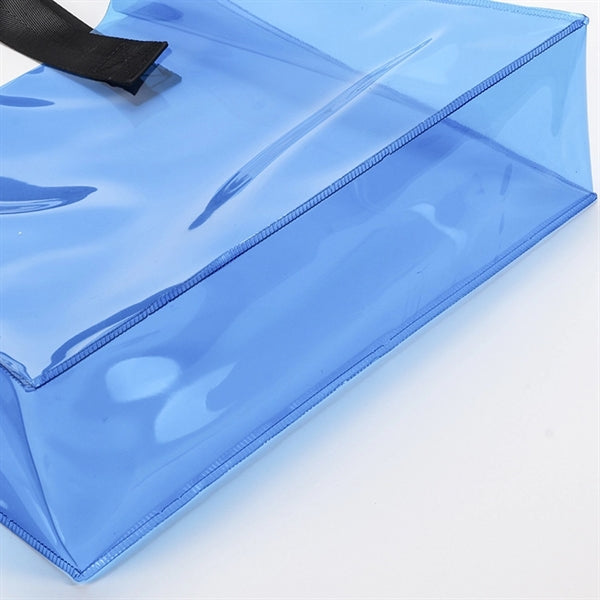 Large PVC Transparent Stadium Approved Vinyl Bag Clear Tote