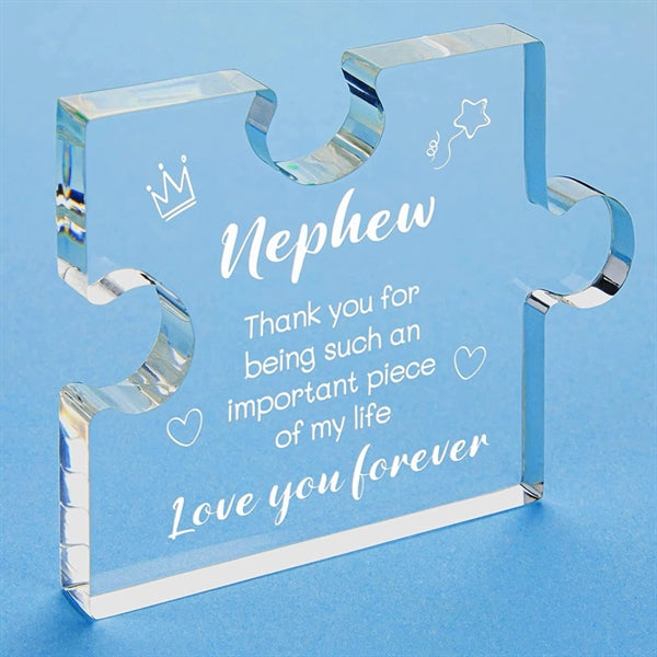 Acrylic Puzzle-Shaped Plaque