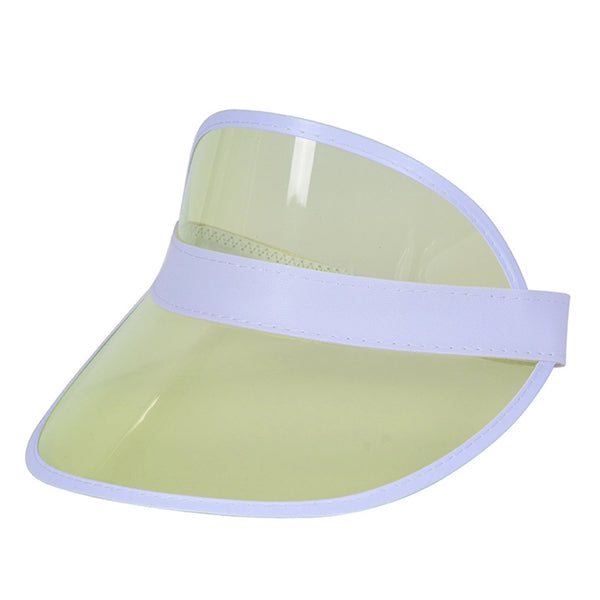 Clear PVC Brim Sun Visor Cap