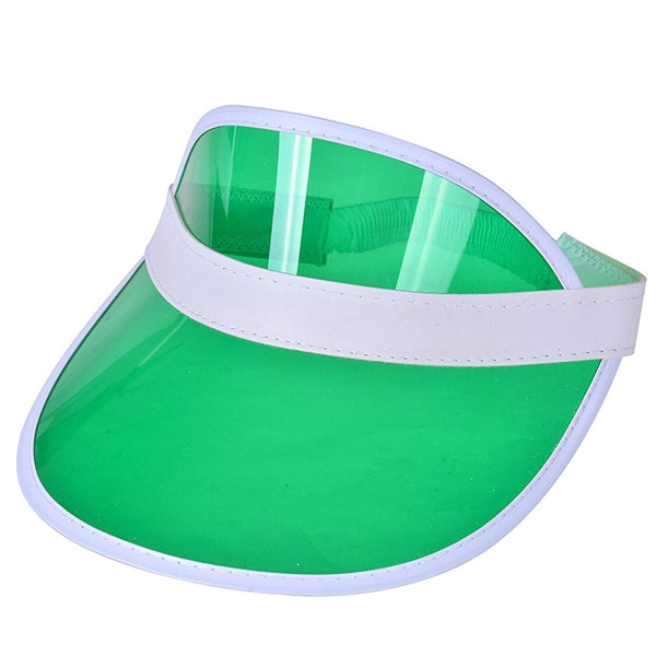 Clear PVC Brim Sun Visor Cap