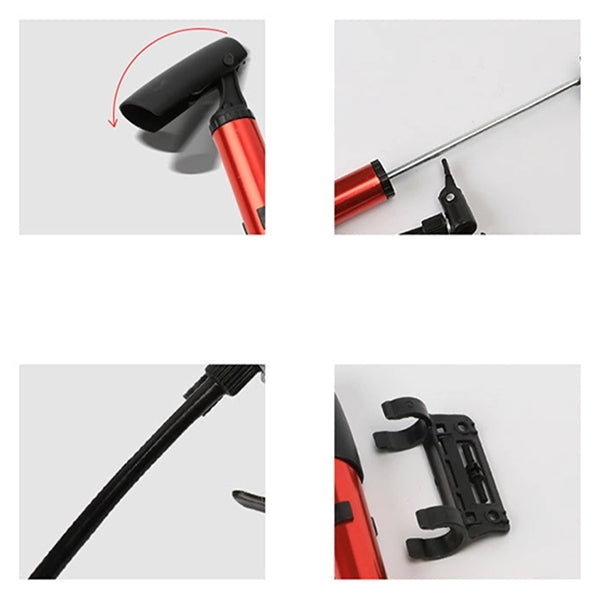 Portable Mini Bike Vehicle Tire Pump High Pressure Inflator