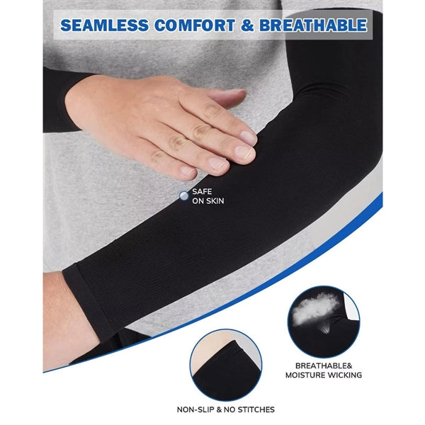 Sun UV Protection Arm Sleeves for Men Women Kids