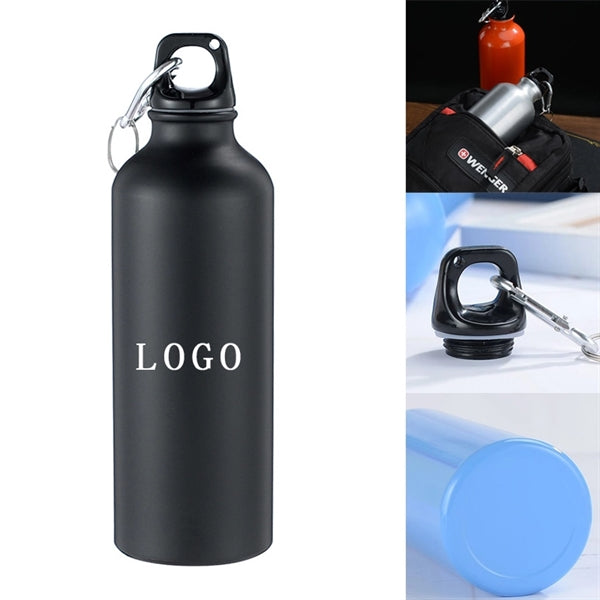 20 oz Aluminum Metallic Bike Water Bottle