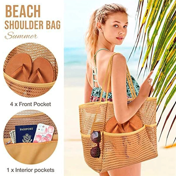 Mesh Beach Tote Bag