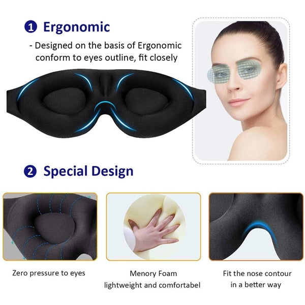 Soft Breathable Shade Contour Eye Mask