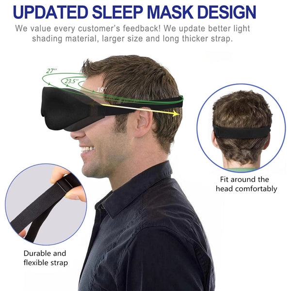 Soft Breathable Shade Contour Eye Mask