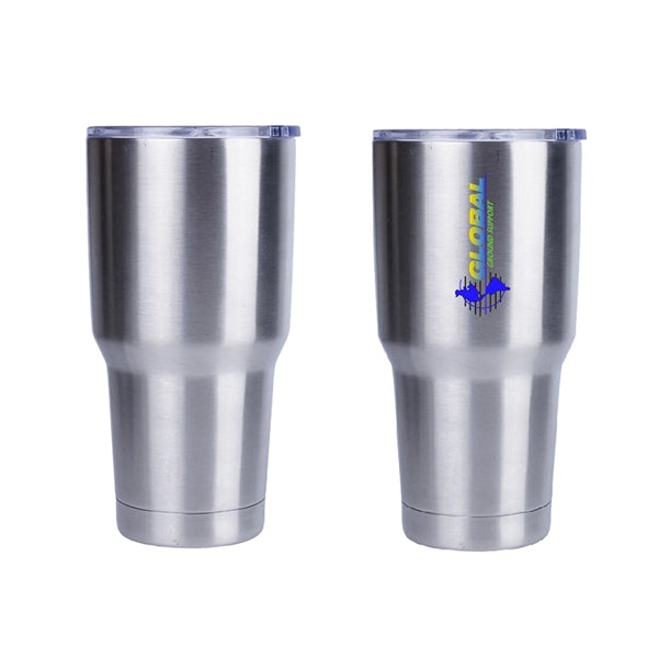 Double Wall Stainless Steel Travel Tumbler, 30 oz.