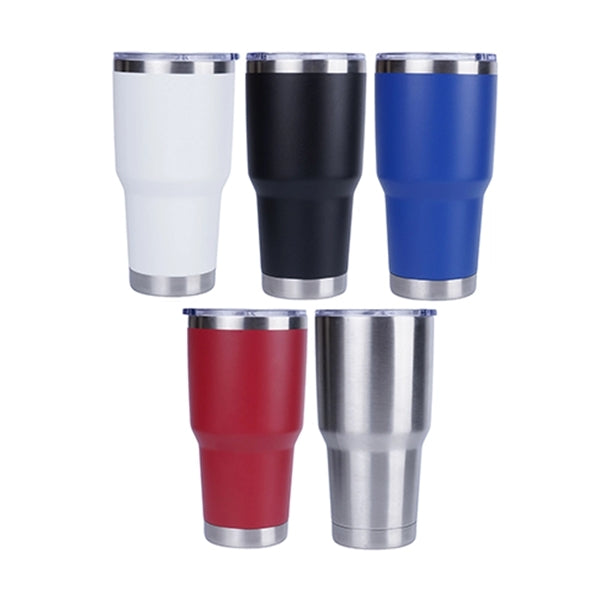 Double Wall Stainless Steel Travel Tumbler, 30 oz.