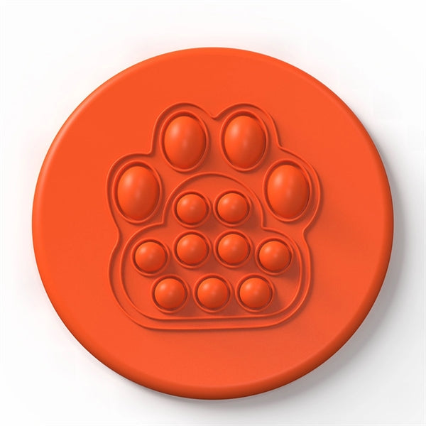 Push Pop Stress Reliever Bubble Flying Disc