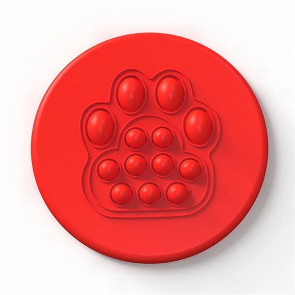 Push Pop Stress Reliever Bubble Flying Disc