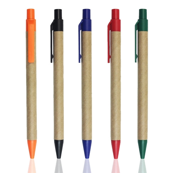 Eco-Friendly Recycled Retractable Kraft Paper Pen