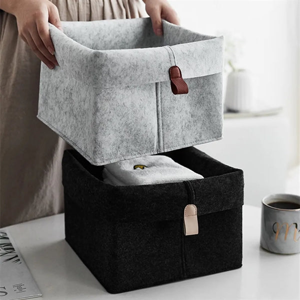 Felt Fabric Storage Basket