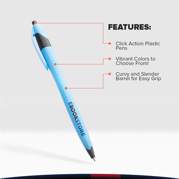 Zauner Click Action Plastic Pens