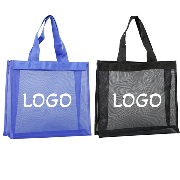Mesh Shopping Beach Tote Bag