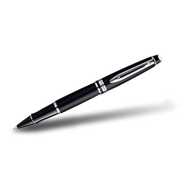 Waterman Expert Black W/ Chrome Trim Rollerball Pen