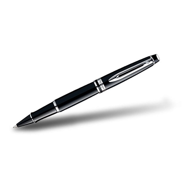 Waterman Expert Black W/ Chrome Trim Rollerball Pen