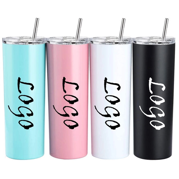 20oz Double Wall Insulated Vacuum Straight Bottle