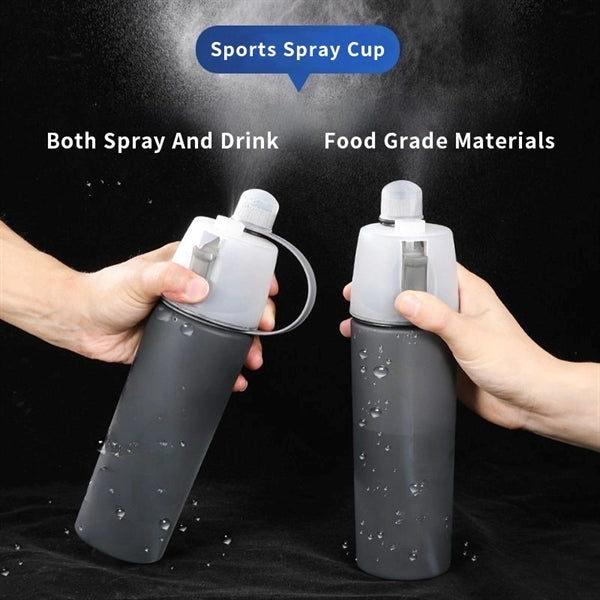 20OZ Misting Water Bottle Sports