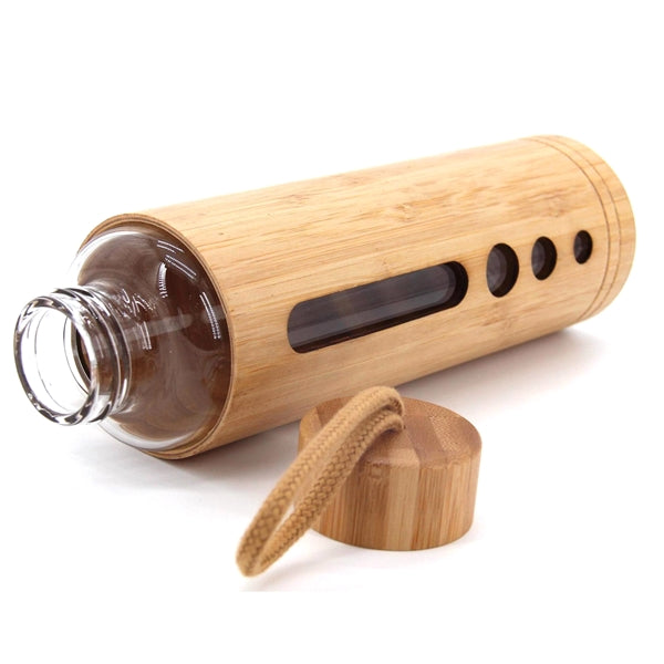 20 oz Bamboo Shell Glass Bottle