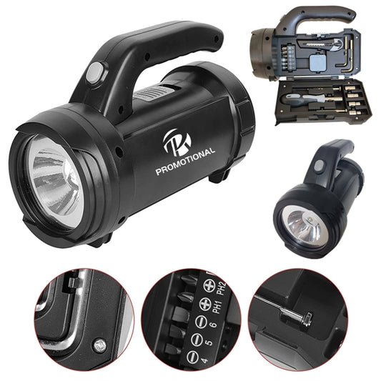 17 PCS LED Flashlight Household Repairing Tool Kit