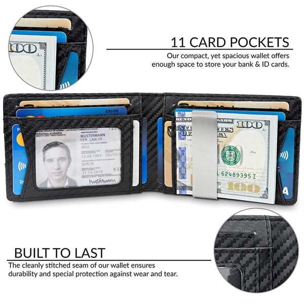 RFID Blocking Slim Wallet