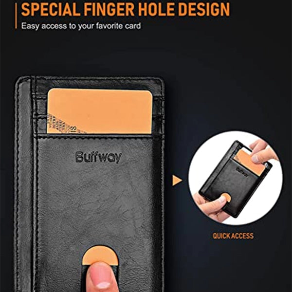 RFID Blocking Slim Wallet