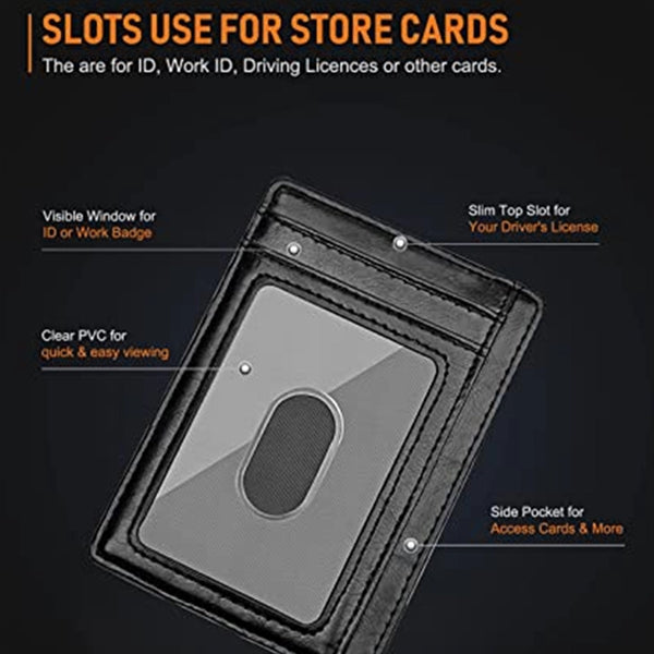 RFID Blocking Slim Wallet