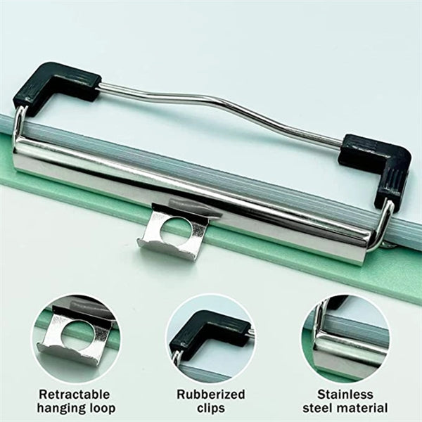 Hangable Smooth Plastic Clipboard Refillable Writing Pad
